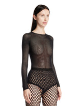 Black RHW Mesh Bodysuit | PDP | Antonia
