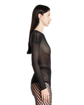 Black RHW Mesh Bodysuit | PDP | Antonia