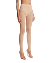 Leggings Con Staffa In Pizzo Beige | PDP | Antonia