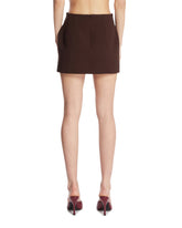Brown Hourglass Mini Skirt | PDP | Antonia