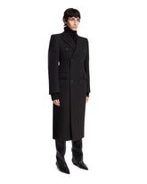 Black Double Breast Coat | PDP | Antonia