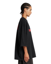 Black Fashion Service Cotton T-Shirt | PDP | Antonia