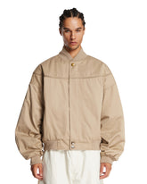 Beige Gas Station Jacket | PDP | Antonia