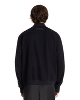 Blue Oasi Cashmere Elements Bomber Jacket | PDP | Antonia