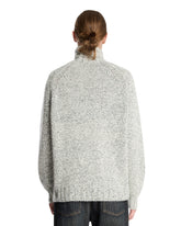 Gray Cashmere and Wool Sweater | PDP | Antonia