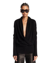 Black V-Neck Sweater | PDP | Antonia