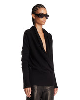 Black V-Neck Sweater | PDP | Antonia