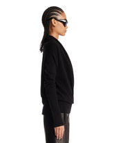 Black V-Neck Sweater | PDP | Antonia
