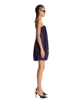 Purple Satin Mini Dress | PDP | Antonia