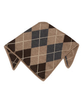 Beige Argyle Cashmere Scarf | PDP | Antonia
