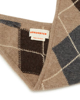 Beige Argyle Cashmere Scarf | PDP | Antonia