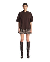 Brown Layered T-Shirt Dress | PDP | Antonia