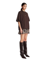 Brown Layered T-Shirt Dress | PDP | Antonia