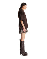 Brown Layered T-Shirt Dress | PDP | Antonia