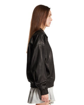 Giacca Bomber In Pelle Nera | PDP | Antonia