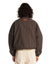 Brown Wool Bomber Jacket | PDP | Antonia