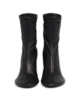 Black Leather Ankle Boots | PDP | Antonia
