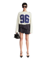 Blue Pleated Mini Skirt | PDP | Antonia