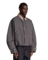 Gray Bomber Jacket | PDP | Antonia