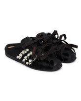 Simone Rocha x Adidas Originals Black Embellished Slip-on Sneakers | PDP | Antonia