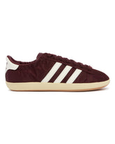 Burgundy Jabbar Ruche Sneakers | PDP | Antonia
