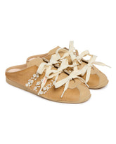 Simone Rocha x Adidas Originals Beige Embellished Slip-On Sneakers | PDP | Antonia