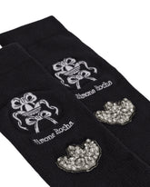 Simone Rocha x Adidas Originals Black Embellished Socks | PDP | Antonia