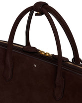 Brown Medium Delta Bag | PDP | Antonia