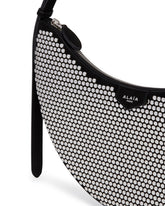 Black Studded One Piece Demi Lune Bag | PDP | Antonia