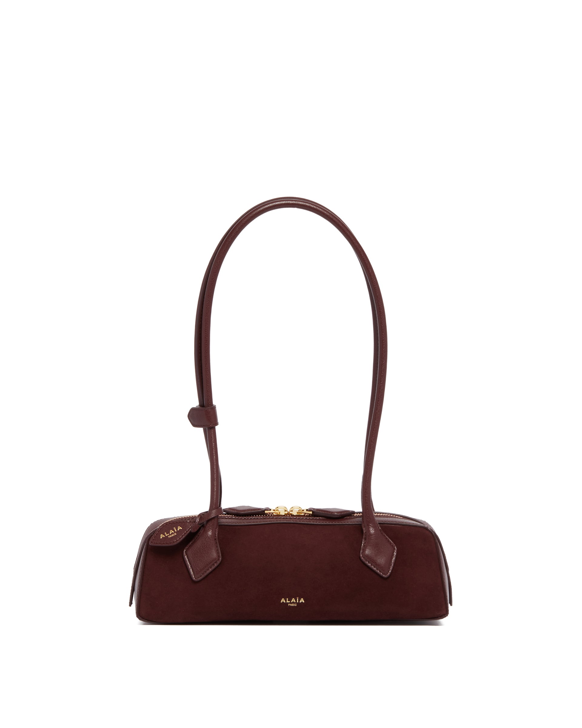 Burgundy Small Le Teckel Bag | ALAIA - Antonia