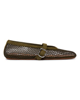 Ballerine Flat In Rete Verdi | PDP | Antonia