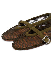 Ballerine Flat In Rete Verdi | PDP | Antonia