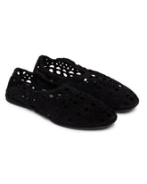 Slippers Vienne In Suede Nere | PDP | Antonia