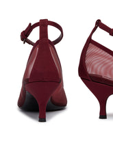 Decollete In Mesh Rosse | PDP | Antonia
