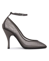 Gray Mesh Pumps | PDP | Antonia