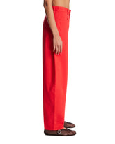 Pantaloni In Denim Arrotondati Rossi | PDP | Antonia