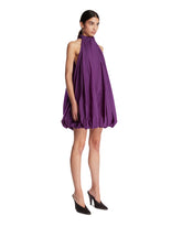 Abito A Palloncino In Nylon Viola | PDP | Antonia