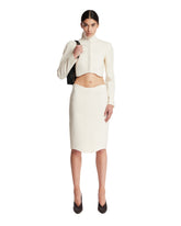 White Tailored Wool Crepe Jacket | PDP | Antonia