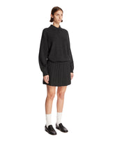 Gray Wool Polo Dress | PDP | Antonia
