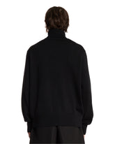 Black Ami de Coeur Turtleneck Sweater | PDP | Antonia