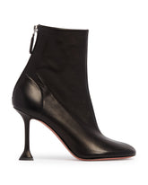 Black Leather Iris Ankle Boots | PDP | Antonia