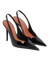 Glossy Black Anok Slingbacks | PDP | Antonia