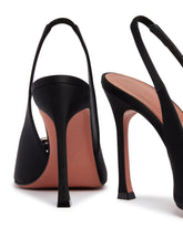 Black Suede Camelia Mini Pumps | PDP | Antonia