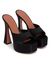 Black Dalida Platform Mules | PDP | Antonia