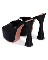 Black Dalida Platform Mules | PDP | Antonia