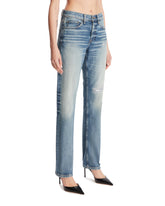 Blue Straight-Leg Jeans | PDP | Antonia