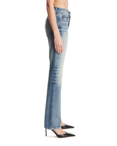 Blue Straight-Leg Jeans | PDP | Antonia