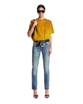 Yellow Phil Cotton T-Shirt | PDP | Antonia