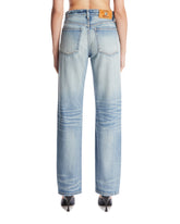 Blue Straight-Leg Jeans | PDP | Antonia