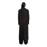 Black Wool Hadi Coat | PDP | Antonia